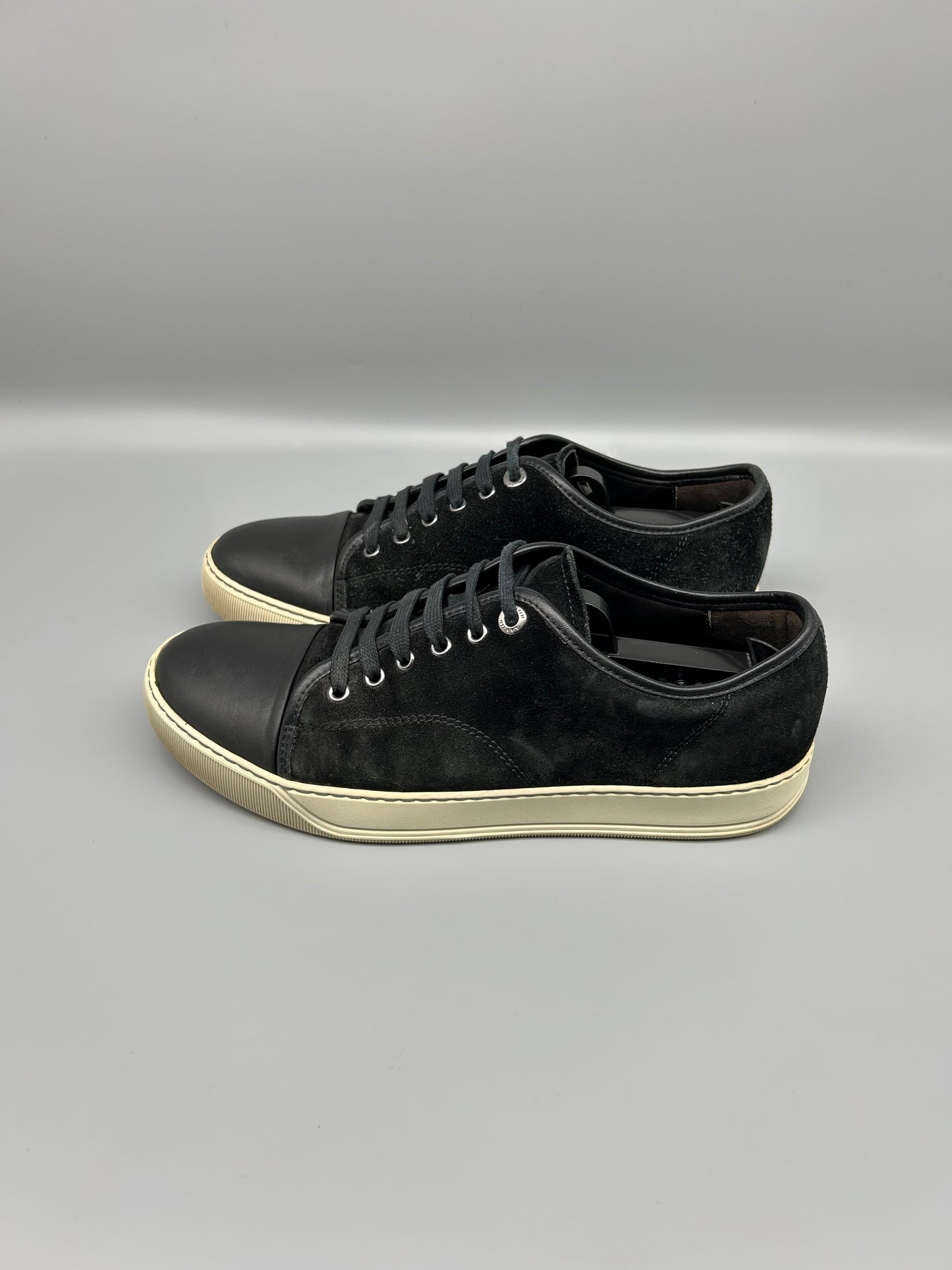 Lanvin Nappa Cap Toe Sneaker Black 42 | UK8