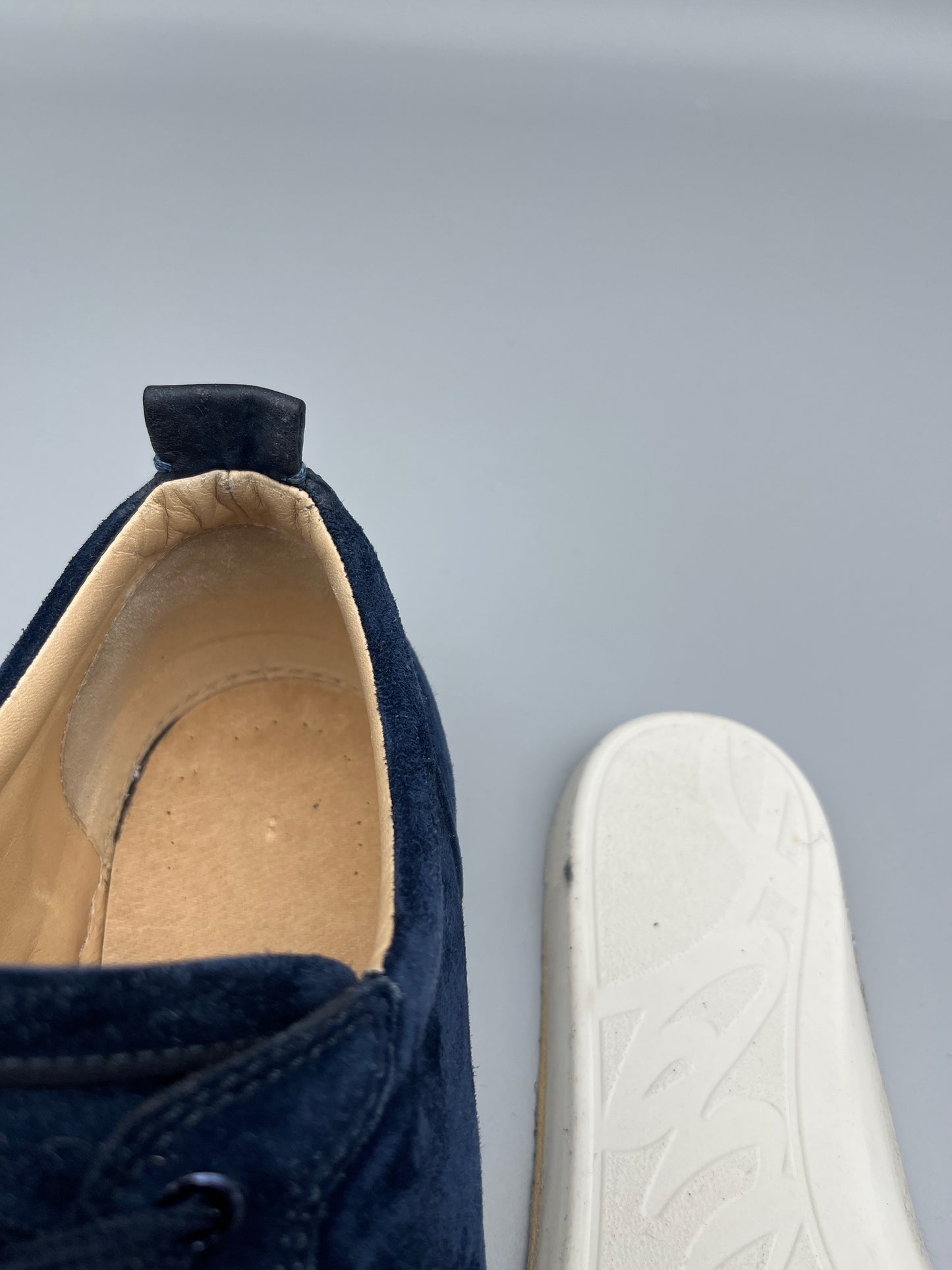 Christian Louboutin Louis Junior Spikes Sneaker Navy | 41.5