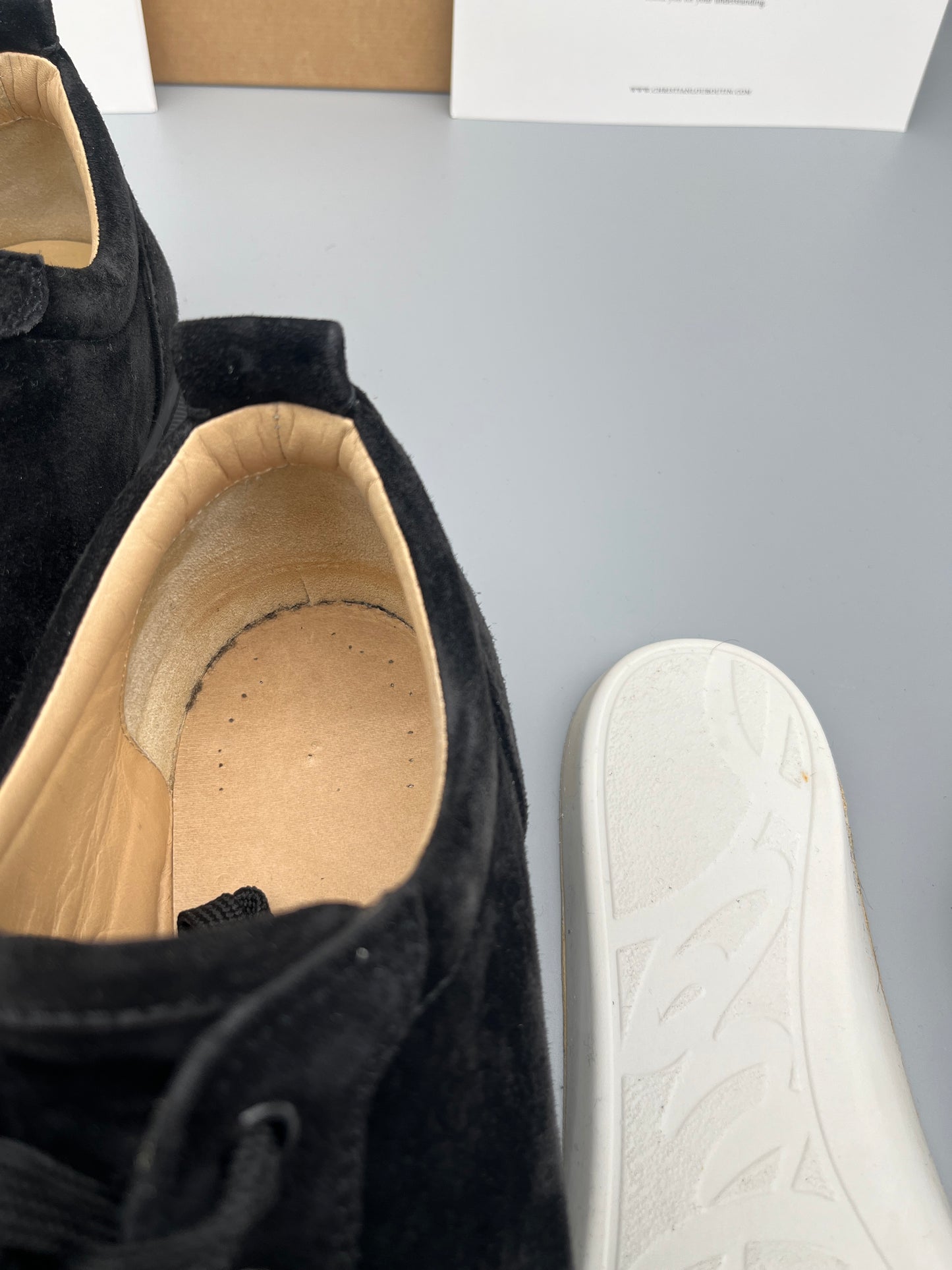 Christian Louboutin Louis Junior Spikes Sneaker Black | 44