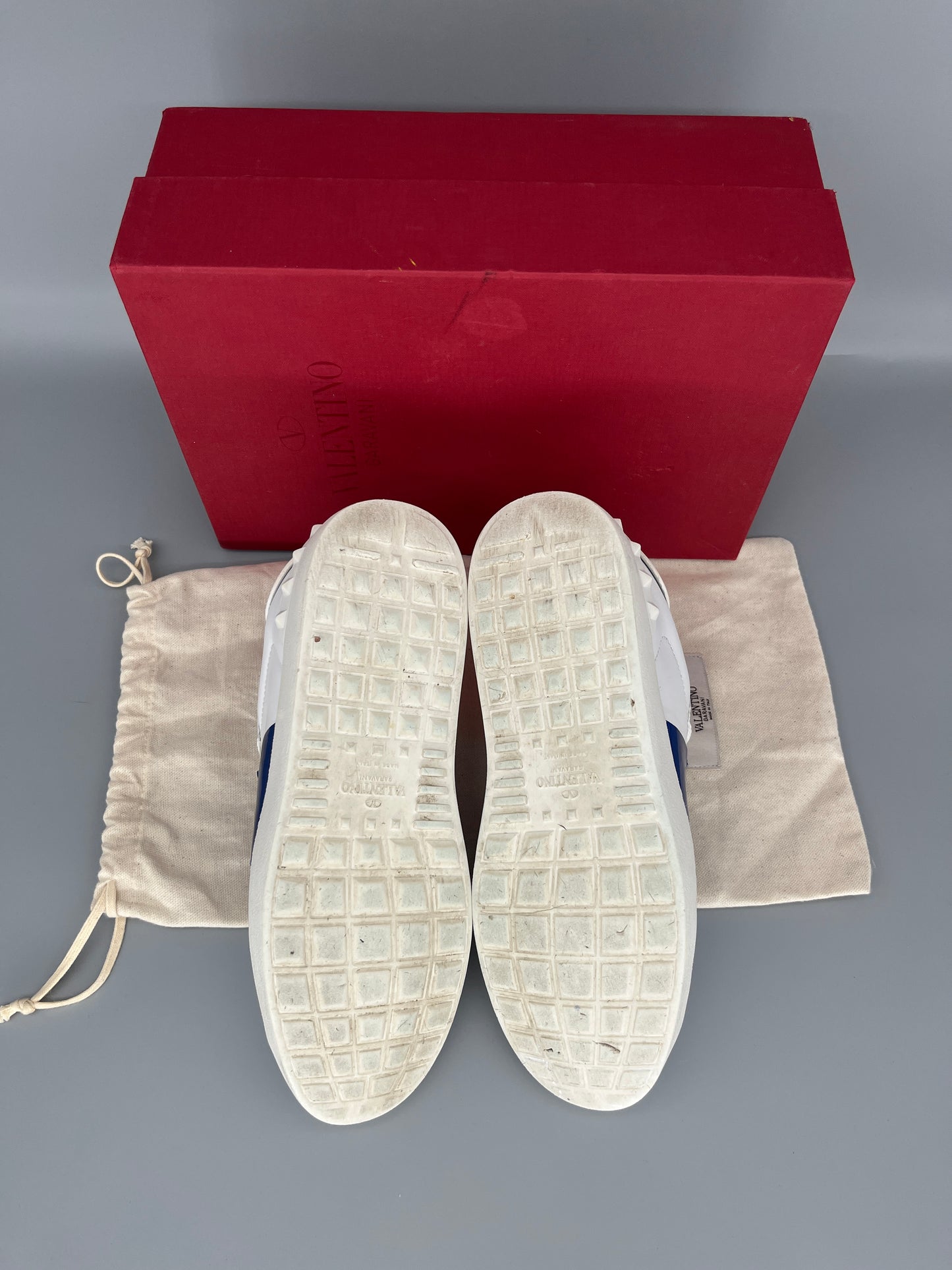 Valentino Open Sneaker Patent Blue | 39