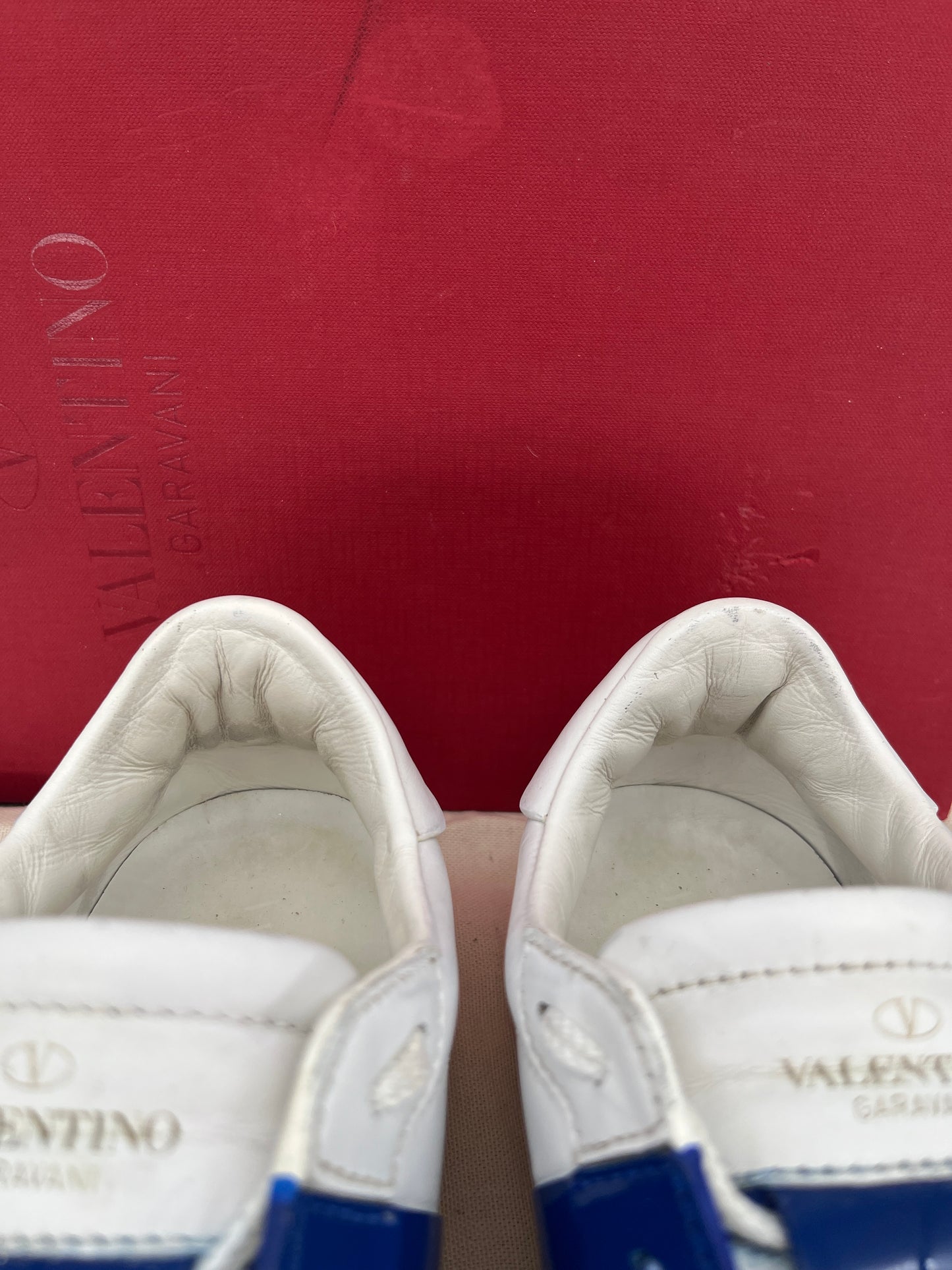 Valentino Open Sneaker Patent Blue | 39