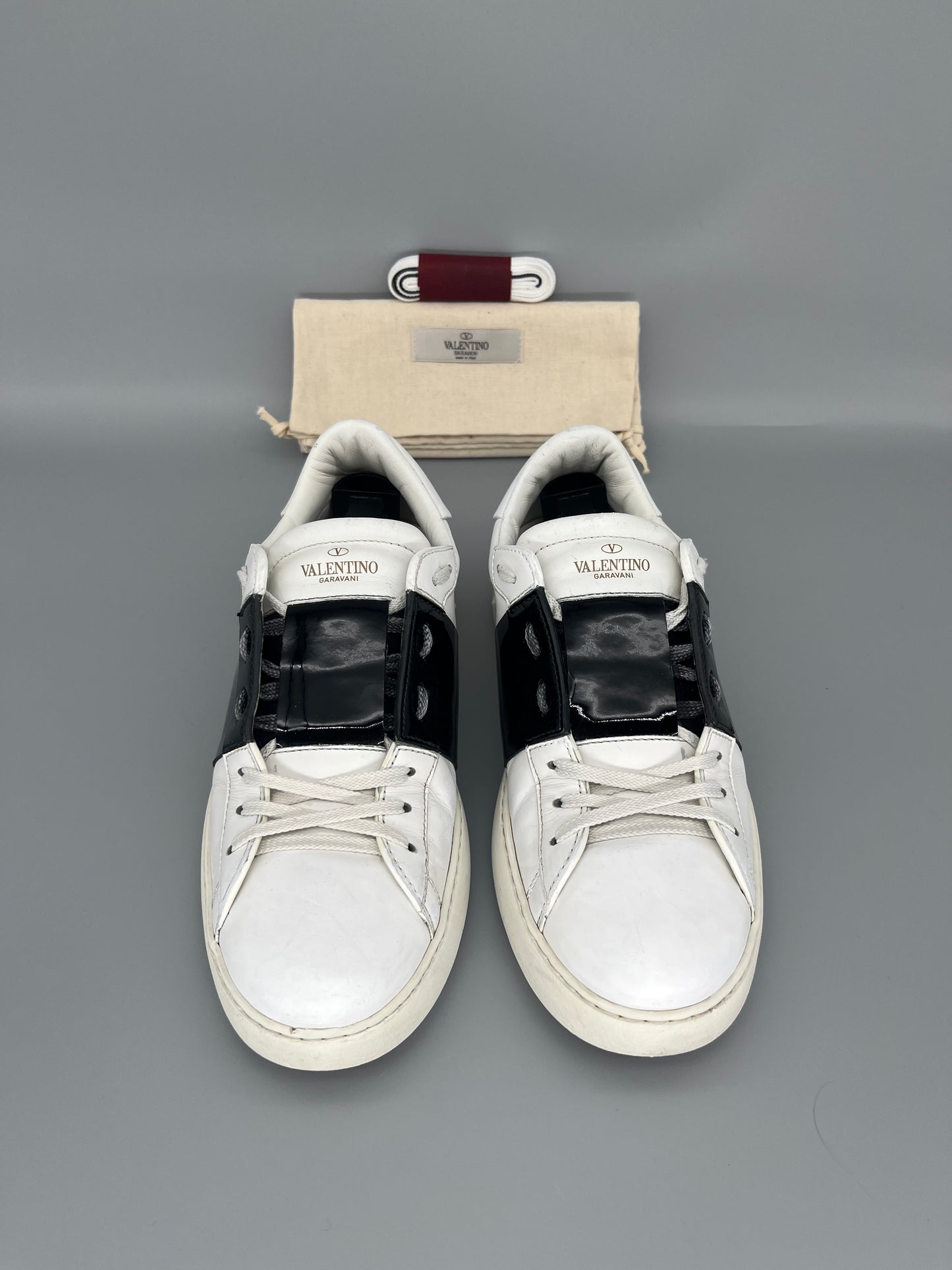 Valentino Open Sneaker Patent Black | 41