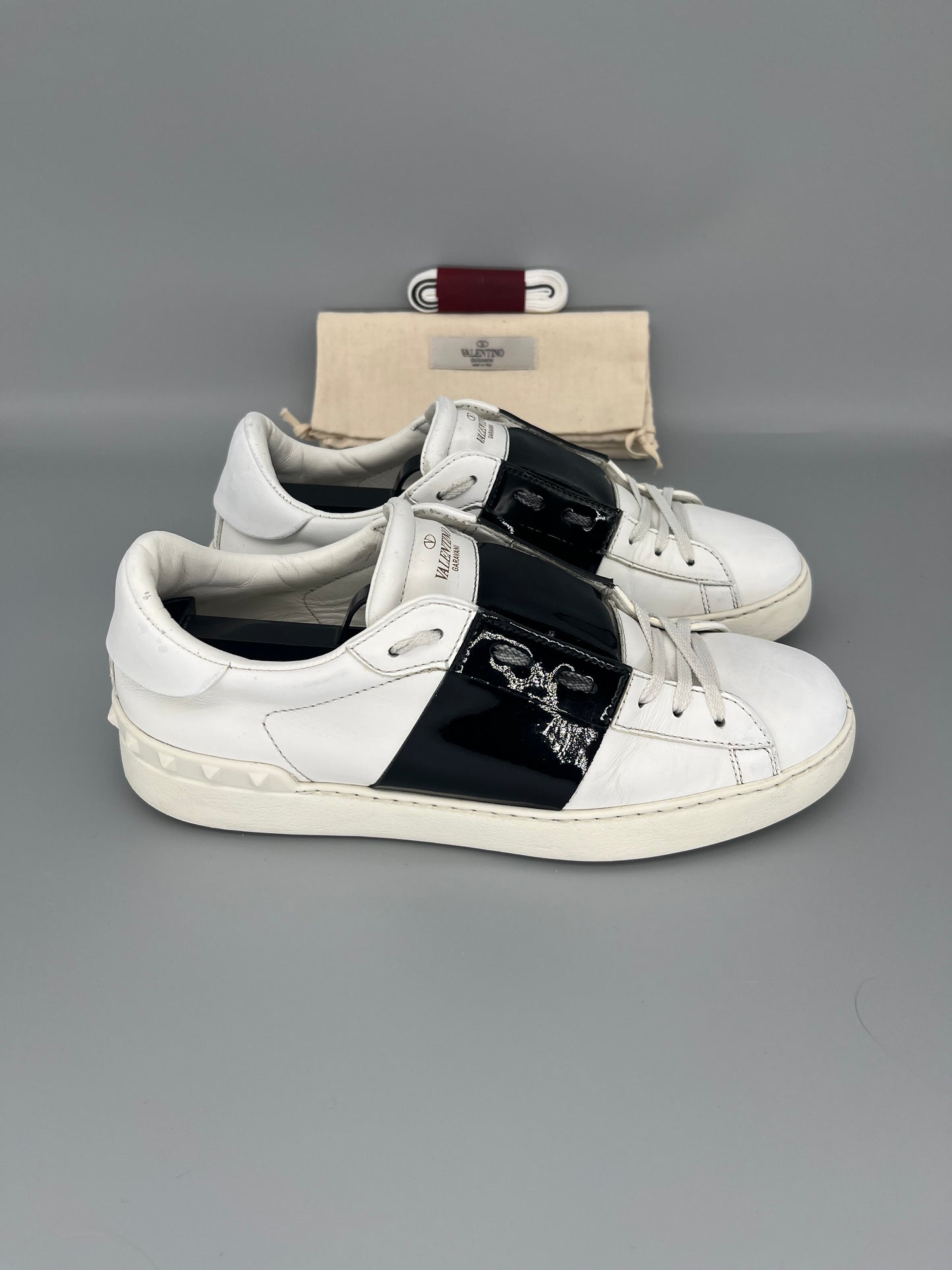 Valentino Open Sneaker Patent Black | 41