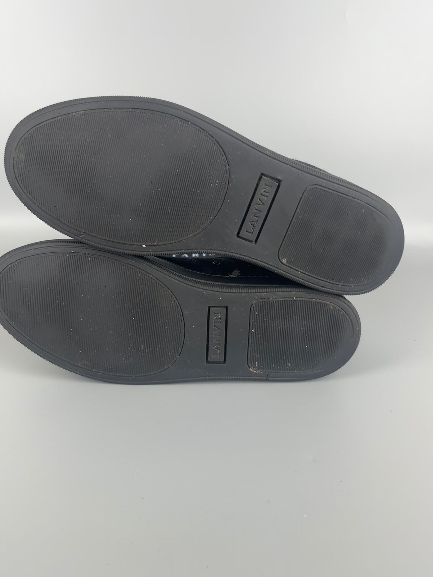 Lanvin Dbb1 Nappa Cap Toe Sneaker Black | 42