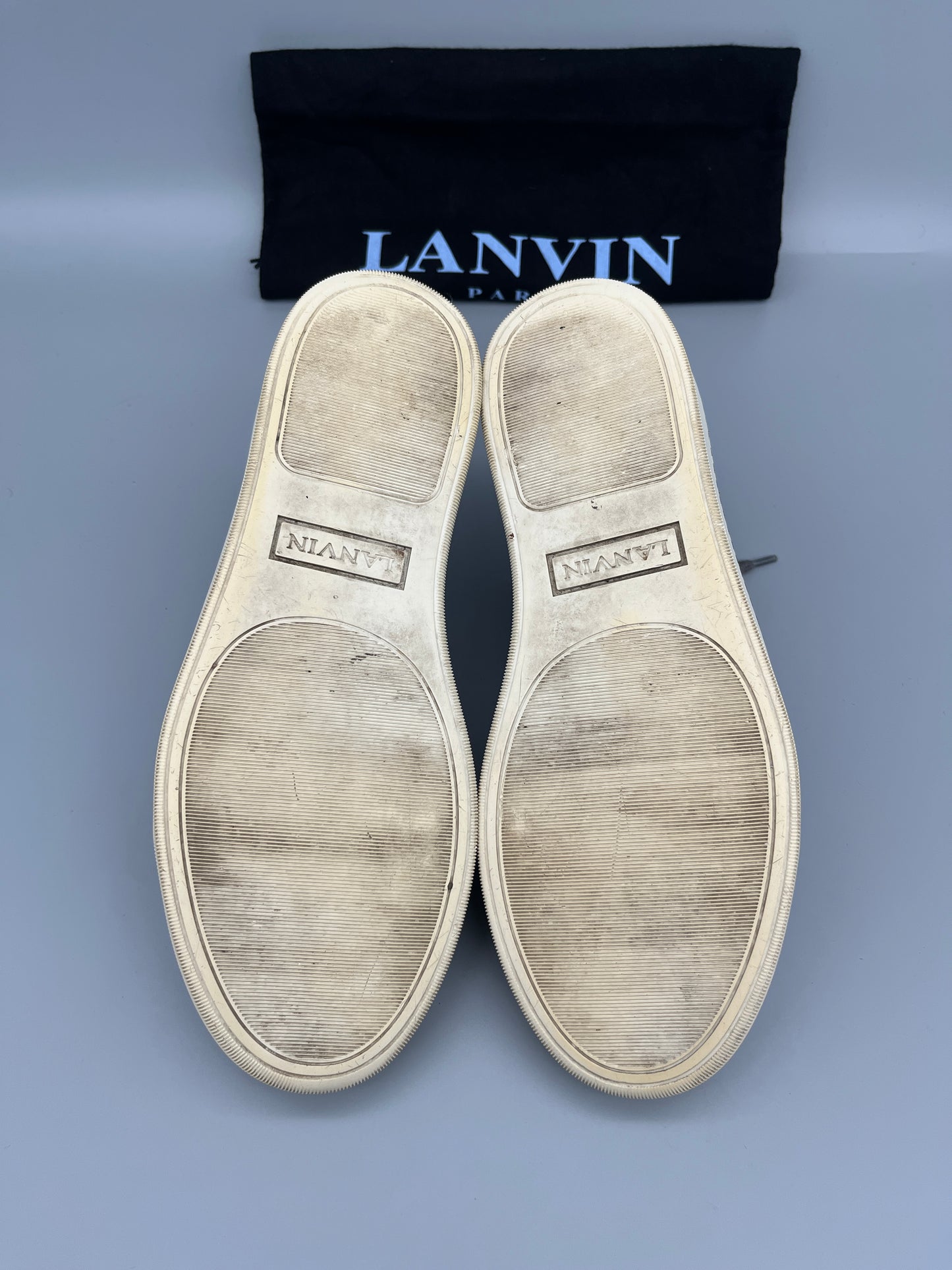 Lanvin Patent Cap Toe Burgundy | 40