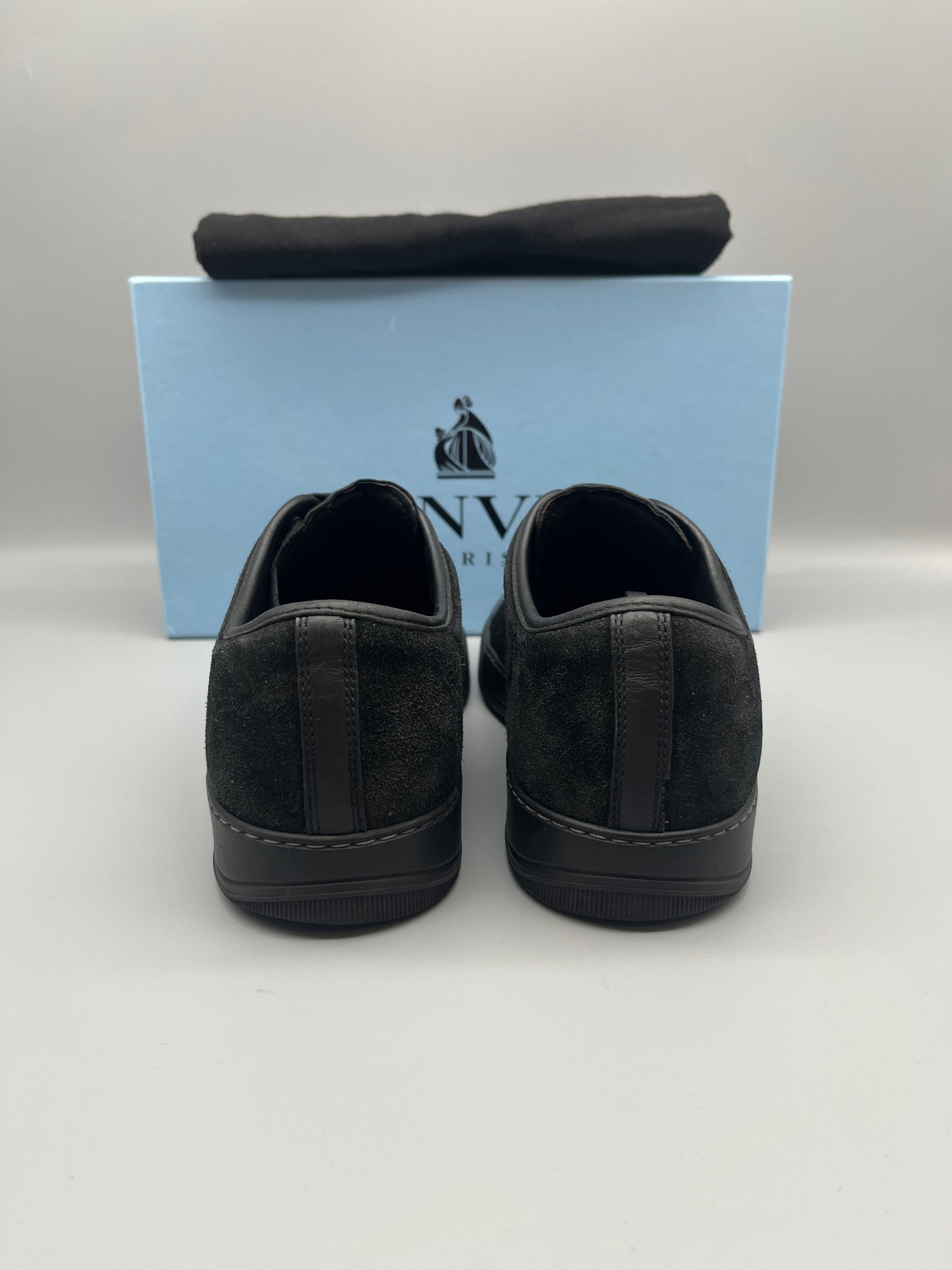 DBB1 Black Suede Patent Cap Toe
