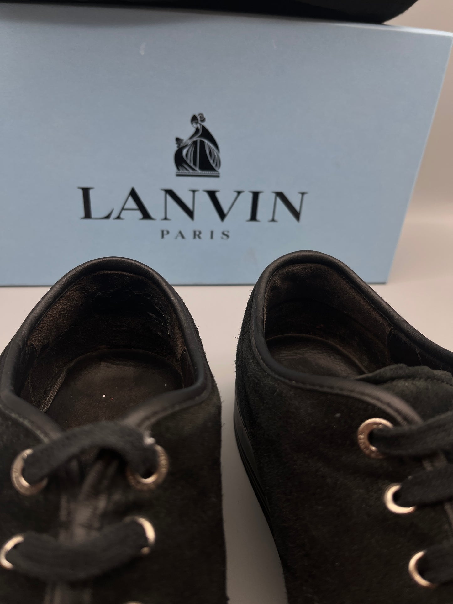 DBB1 Black Suede Patent Cap Toe