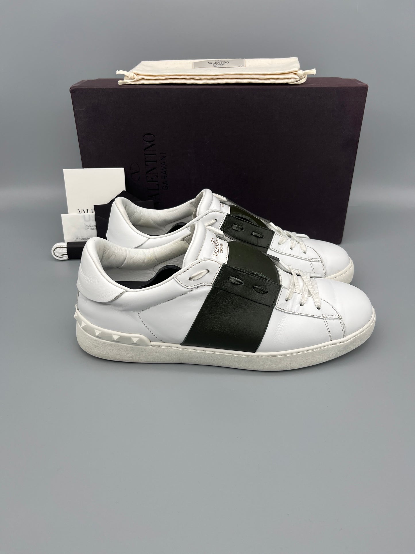 Valentino Open Sneaker Army Green | 42
