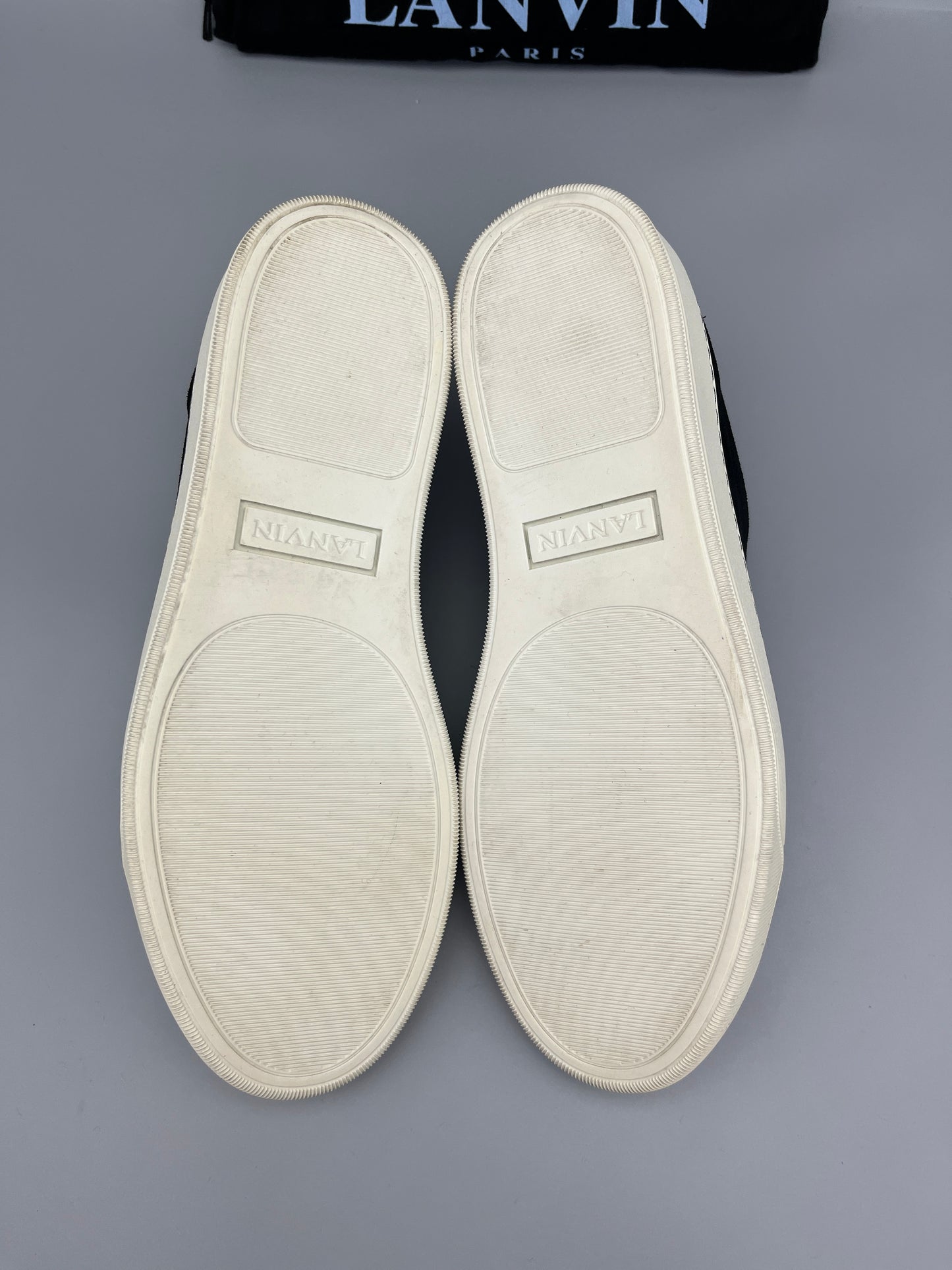 Lanvin Patent Cap Toe Black | 42