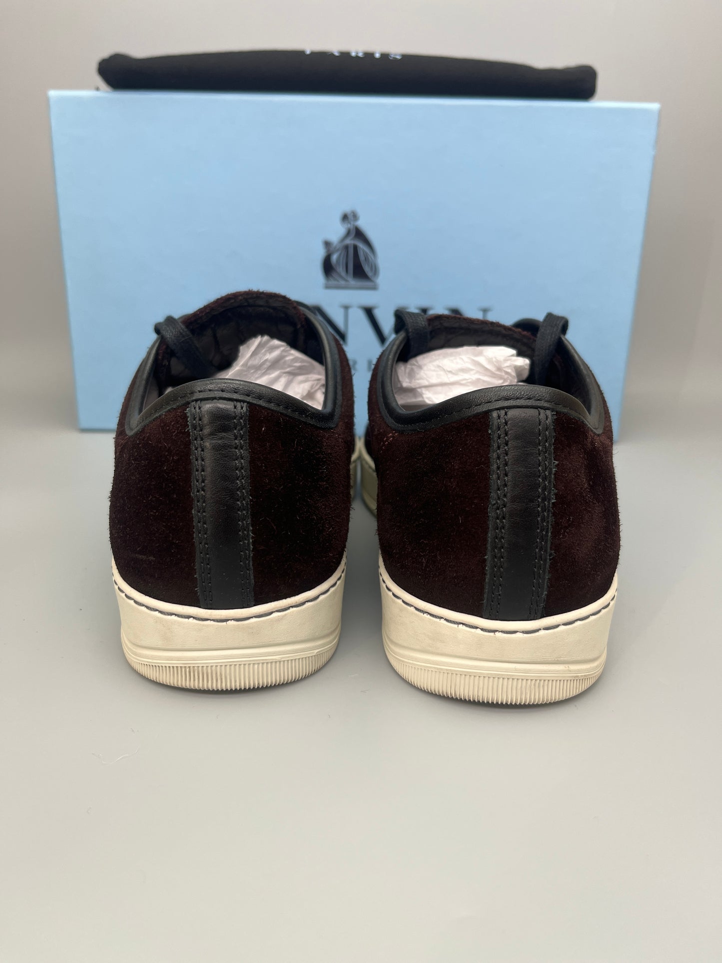 Lanvin Dbb1 Patent Cap Toe Sneaker Burgundy | 41