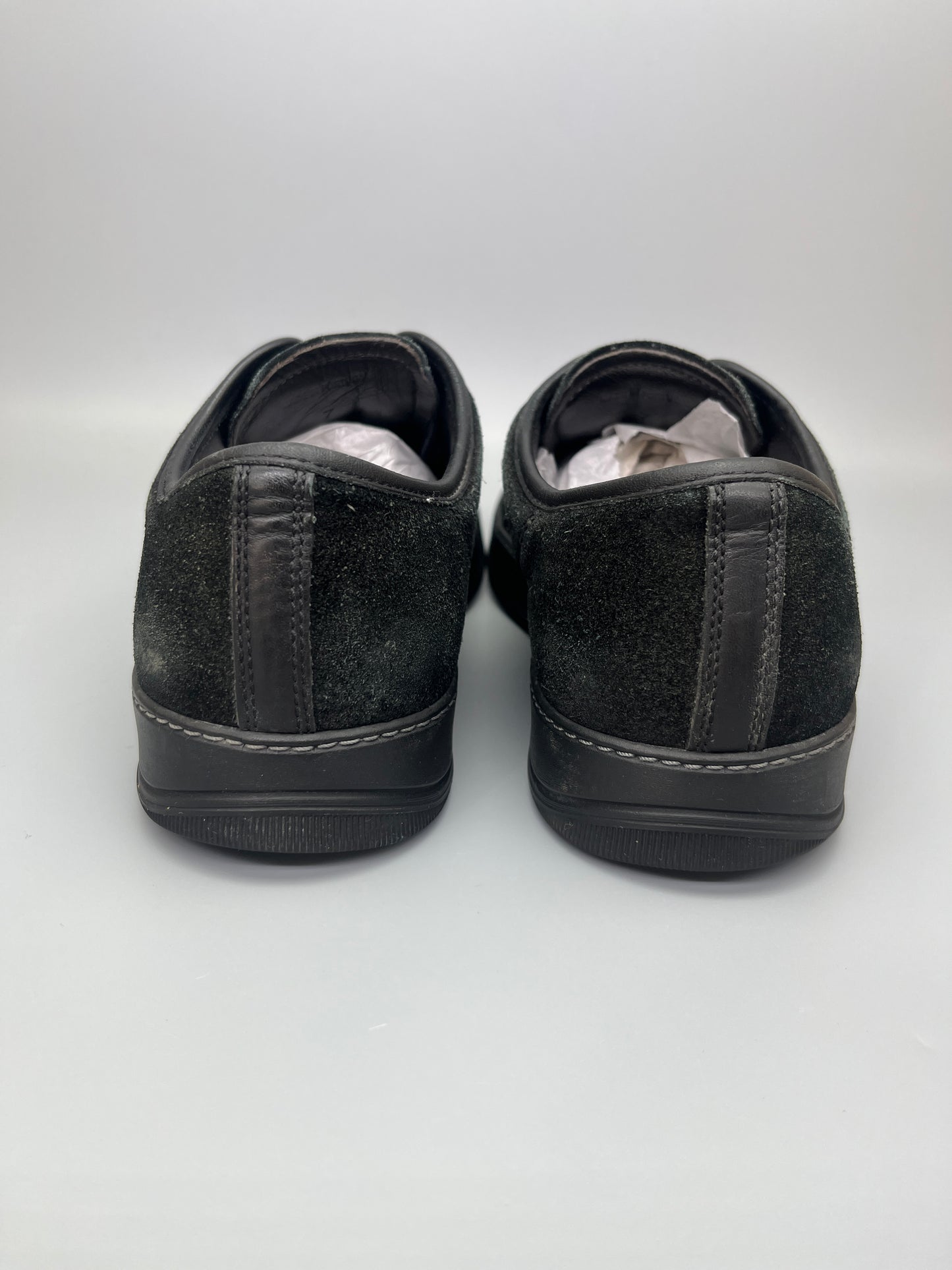 Lanvin Dbb1 Patent Cap Toe Sneaker Black | 41
