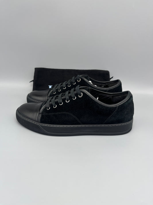 Lanvin Dbb1 Nappa Cap Toe Sneaker Black | 41