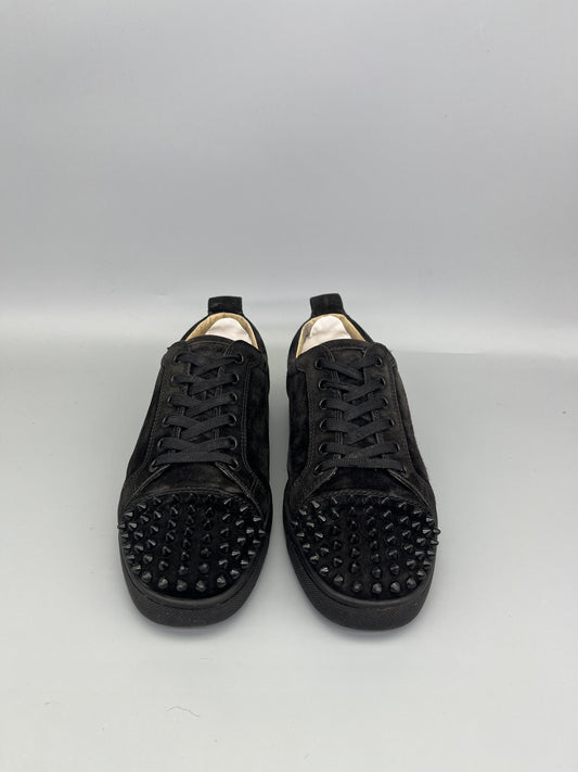 Christian Louboutin Louis Junior Spikes Sneaker Black | 40.5