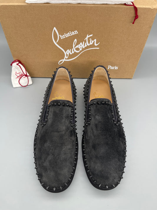 Christian Louboutin Pik Boat Spikes Sneaker Grey | 42.5