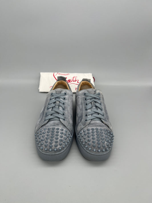 Christian Louboutin Louis Junior Spikes Sneaker Grey | 42