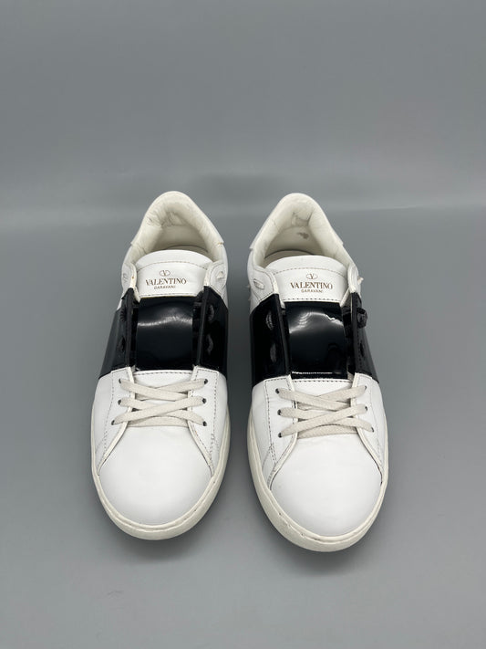 Valentino Open Sneaker Patent Black | 40.5