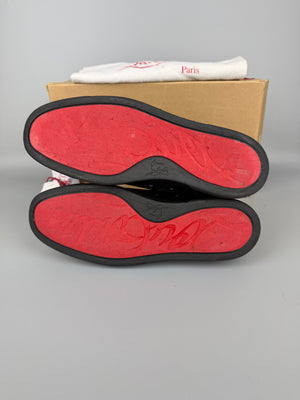 Christian Louboutin Louis Junior Spikes Sneaker Black | 44