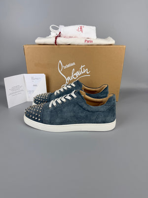 Christian Louboutin Spikes Sneaker Blue | 40.5