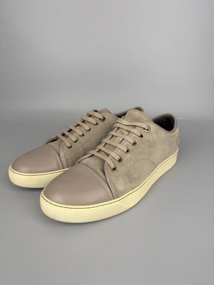 Lanvin Dbb1 Nappa Cap Toe Sneaker Beige | 45