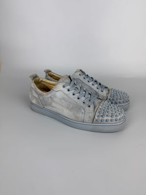 Christian Louboutin Louis Junior Spikes Sneaker Grey | 44