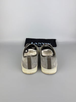 Lanvin Dbb1 Patent Cap Toe Sneaker Blue | 43