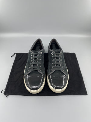 DBB1 Elephant Grey Suede Patent Cap Toe