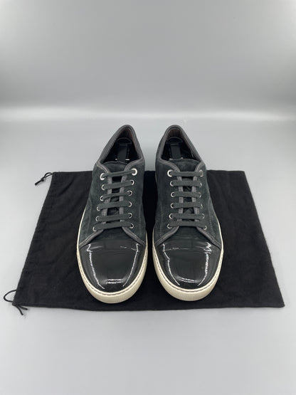 DBB1 Elephant Grey Suede Patent Cap Toe