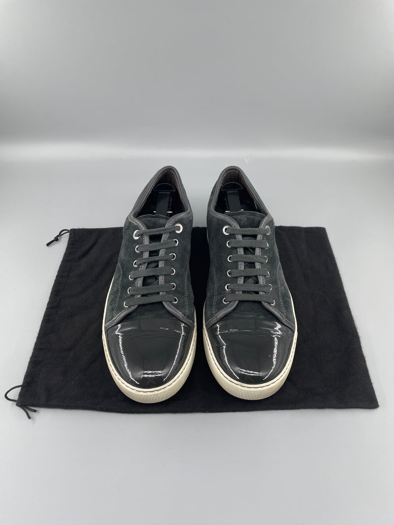 DBB1 Elephant Grey Suede Patent Cap Toe