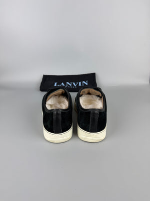 Lanvin Dbb1 Patent Cap Toe Sneaker Black | 40