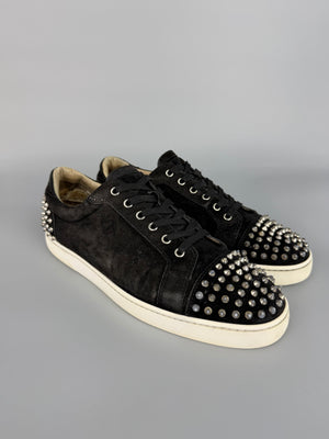 Christian Louboutin Seavaste Spikes Sneaker Black | 45.5