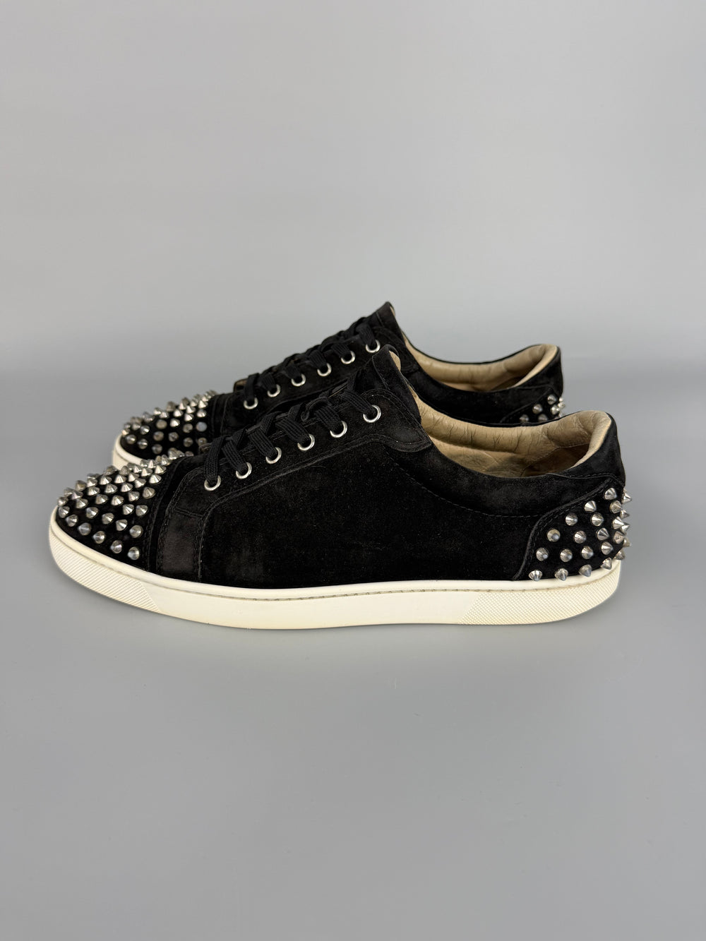 Christian Louboutin Seavaste Spikes Sneaker Black | 45.5