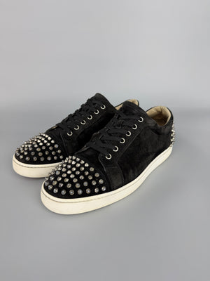 Christian Louboutin Seavaste Spikes Sneaker Black | 45.5