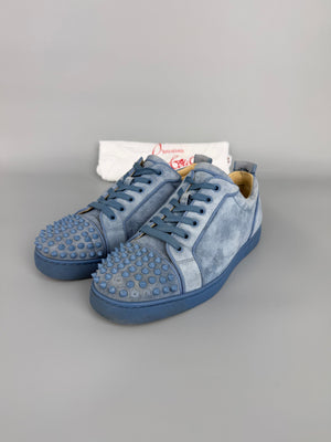 Christian Louboutin Louis Junior Spikes Sneaker Blue | 41