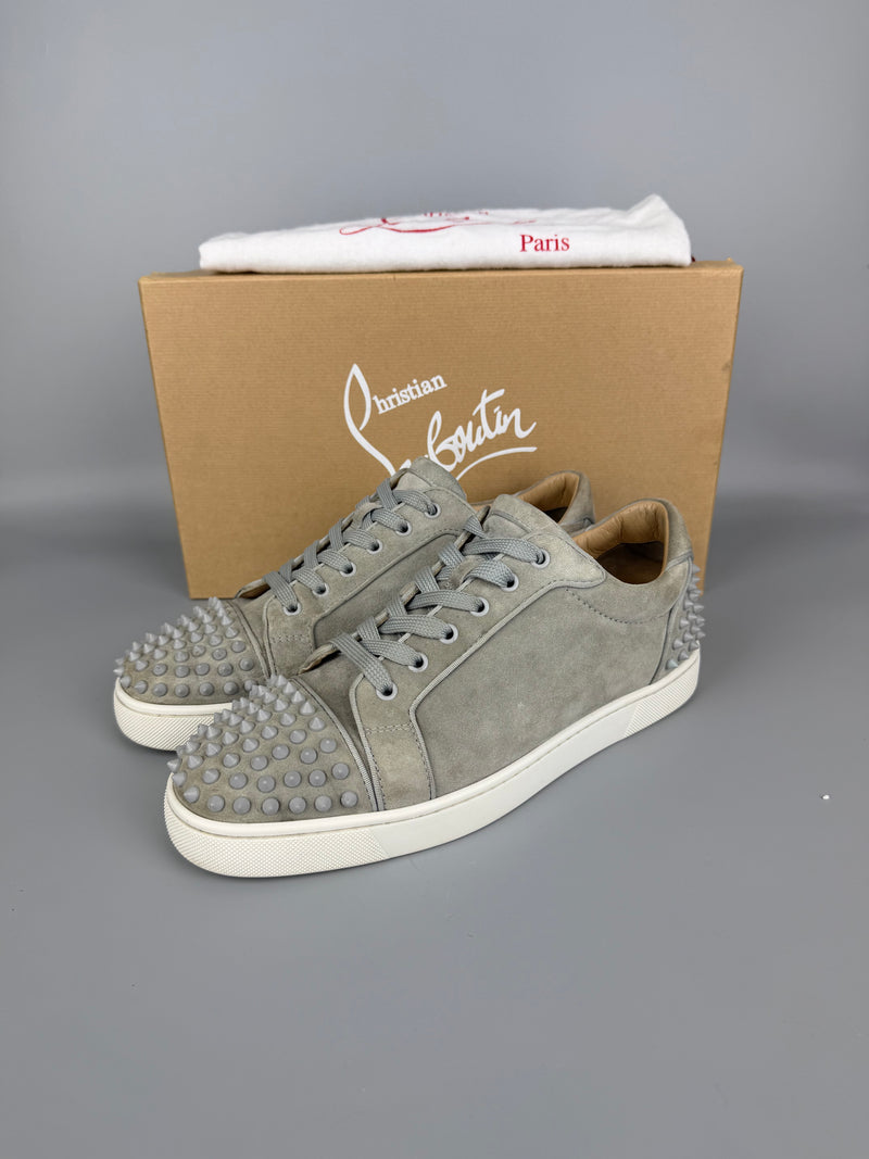 Christian Louboutin Seavaste Spikes Sneaker Grey | 43.5