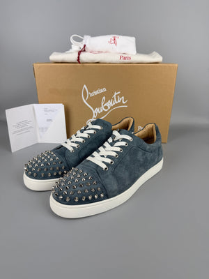 Christian Louboutin Spikes Sneaker Blue | 40.5