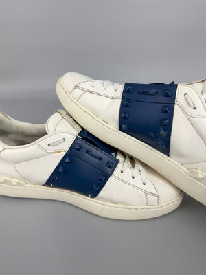 Valentino Open Rockstud Untitled Sneaker Navy | 43