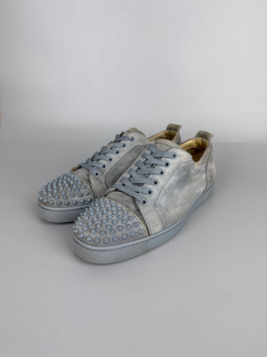Christian Louboutin Louis Junior Spikes Sneaker Grey | 44