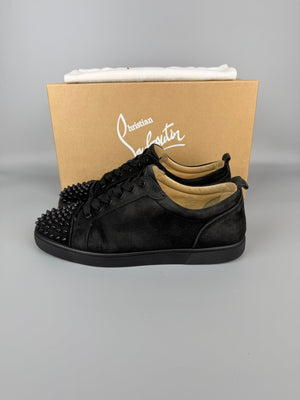 Christian Louboutin Louis Junior Spikes Sneaker Black | 44.5