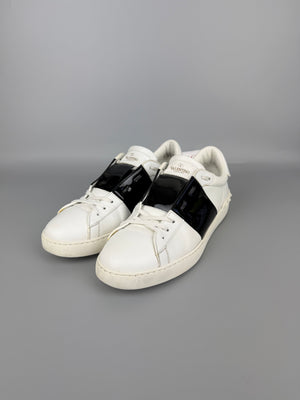 Valentino Open Sneaker Patent Black | 44