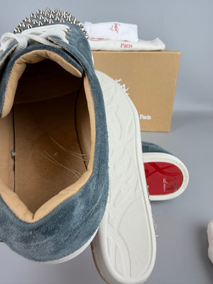 Christian Louboutin Spikes Sneaker Blue | 40.5