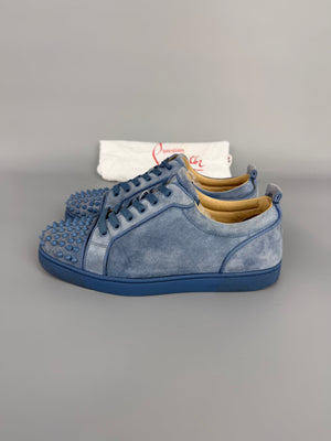 Christian Louboutin Louis Junior Spikes Sneaker Blue | 41