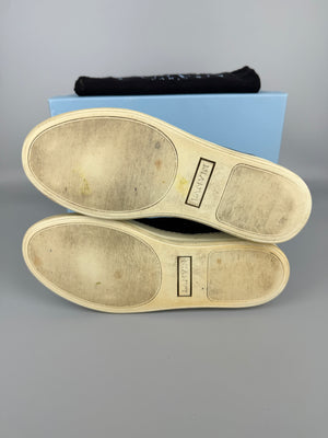 Lanvin Dbb1 Patent Cap Toe Sneaker Grey | 42