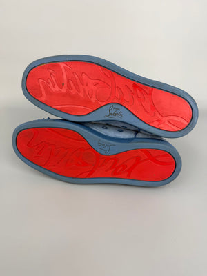 Christian Louboutin Louis Junior Spikes Sneaker Blue | 41