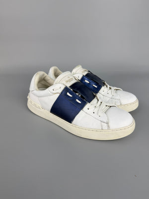Valentino Open Sneaker Metallic Blue | 42.5