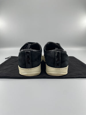 Lanvin Dbb1 Patent Cap Toe Sneaker Black | UK8