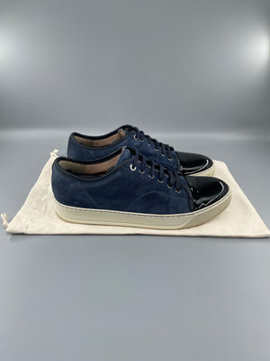 Herr | Sneakers | Lanvin | DBB1 Patent Cap Toe Sneaker Navy