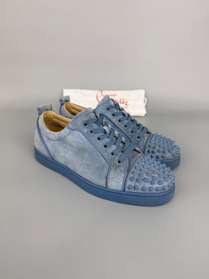 Christian Louboutin Louis Junior Spikes Sneaker Blue | 41