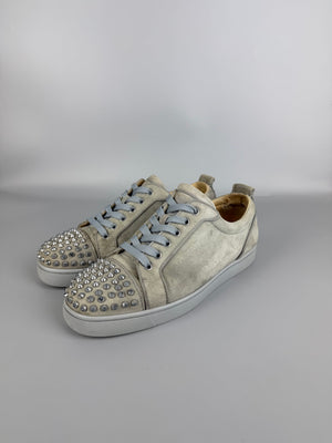 Christian Louboutin Louis Junior Spikes Sneaker Grey | 42
