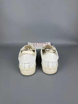 Valentino Open Rockstud Untitled Sneaker White | 42