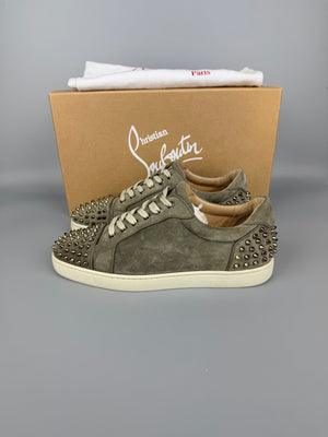 Christian Louboutin Seavaste Spikes Sneaker Beige | 42.5